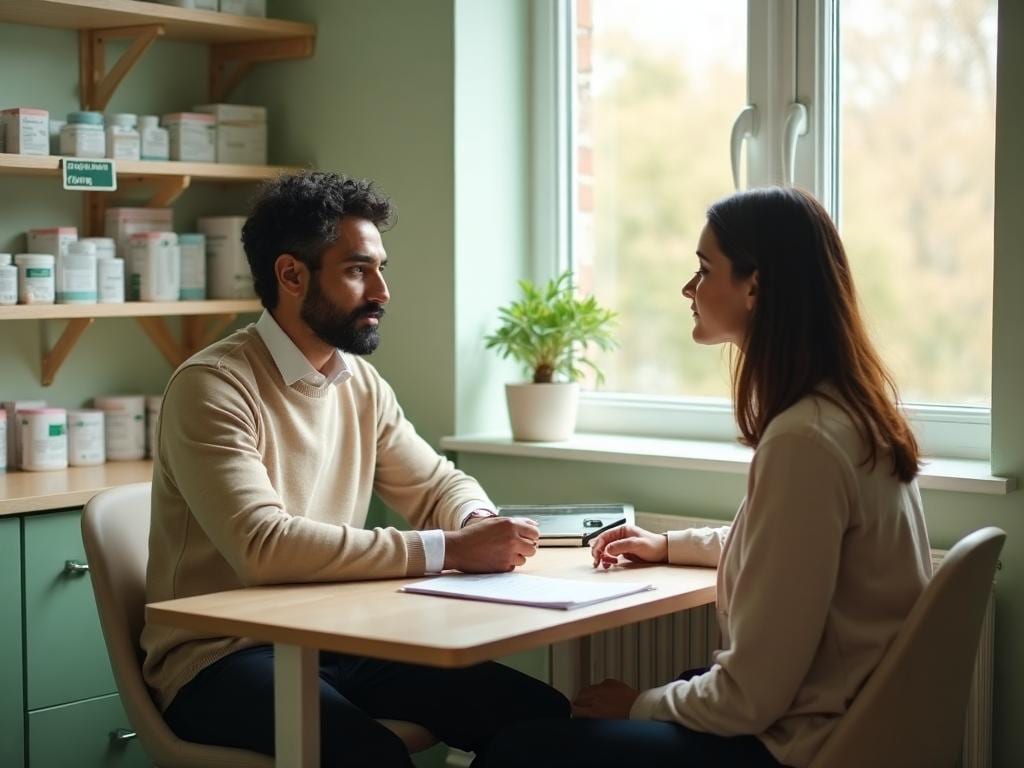 Pharmacy consultation at Swillington Pharmacy in Swillington, Leeds